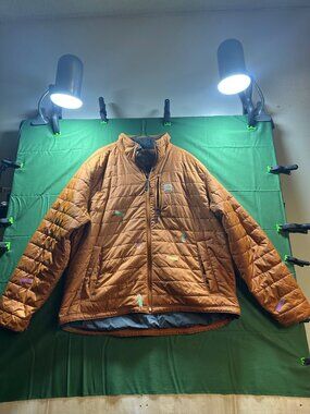 Carhartt Gilliam Quilted Jacket Mens XL Brown 102208 Puffer